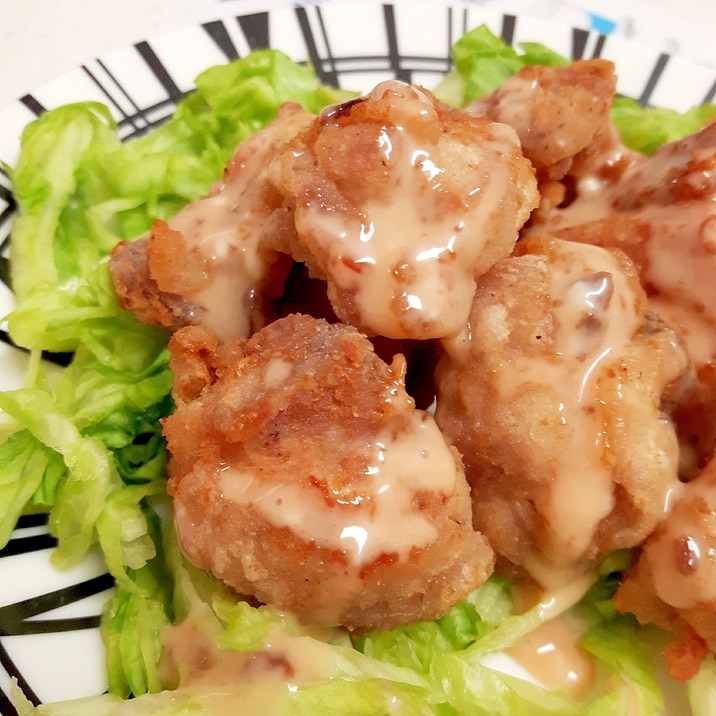 子供が喜ぶ 鶏の唐揚げスイートチリマヨソース レシピ 作り方 By Acchan66 楽天レシピ